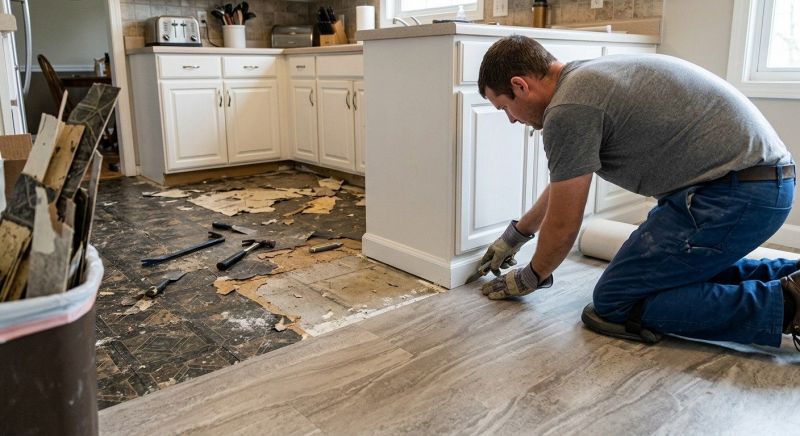 Linoleum Floor Installation in Palm Harbor, FL
