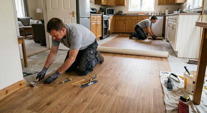 Linoleum Flooring Replacement in Palm Harbor, FL