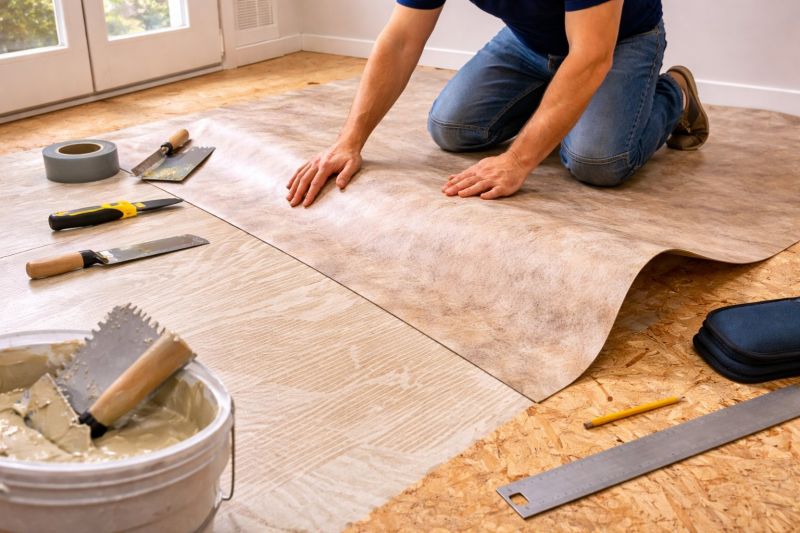 Sheet Vinyl Installation in Lutz, FL